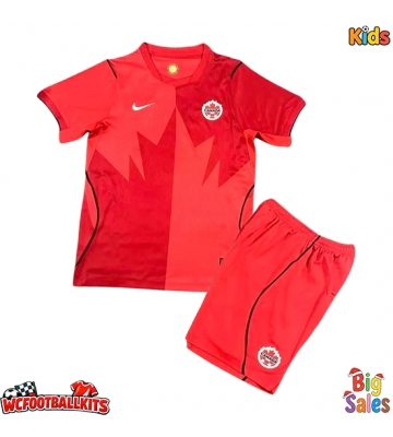 Canada Replica Home Stadium Kit for Kids World Cup 2026 Short Sleeve (+ pants)